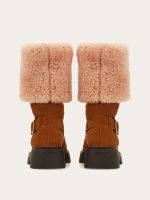 Ferragamo Ankle boot with chunky shearling detail - Image 6